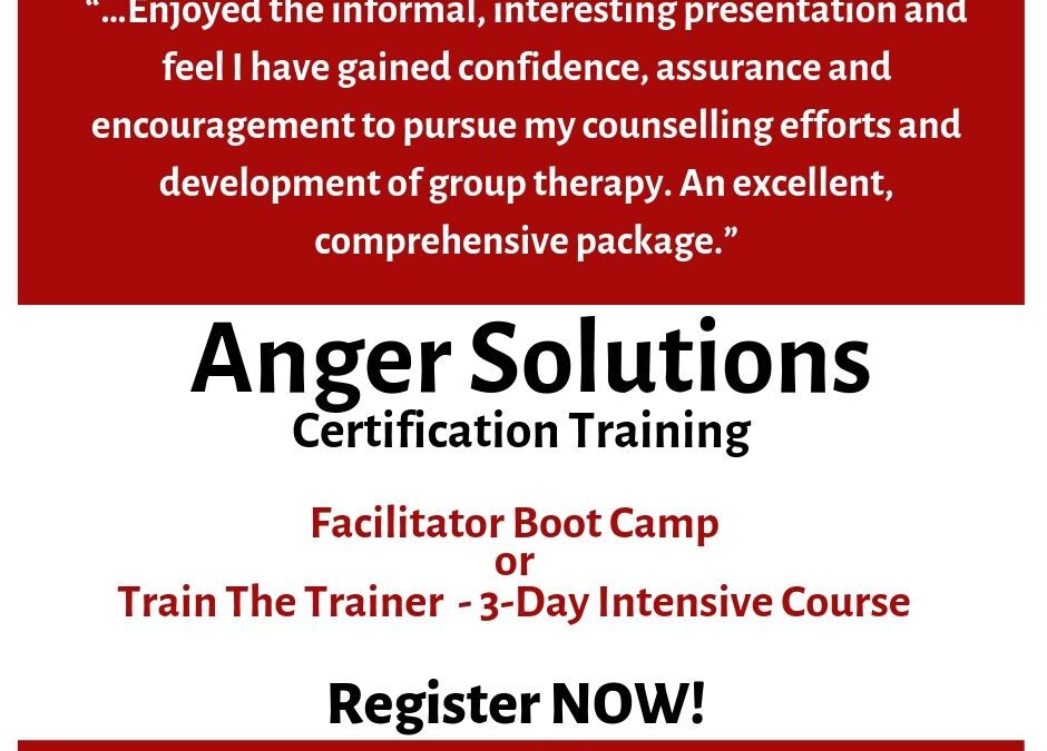 Training: Anger Solutions Trainer Certification